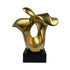 Matte Gold Abstract Sculpture Small